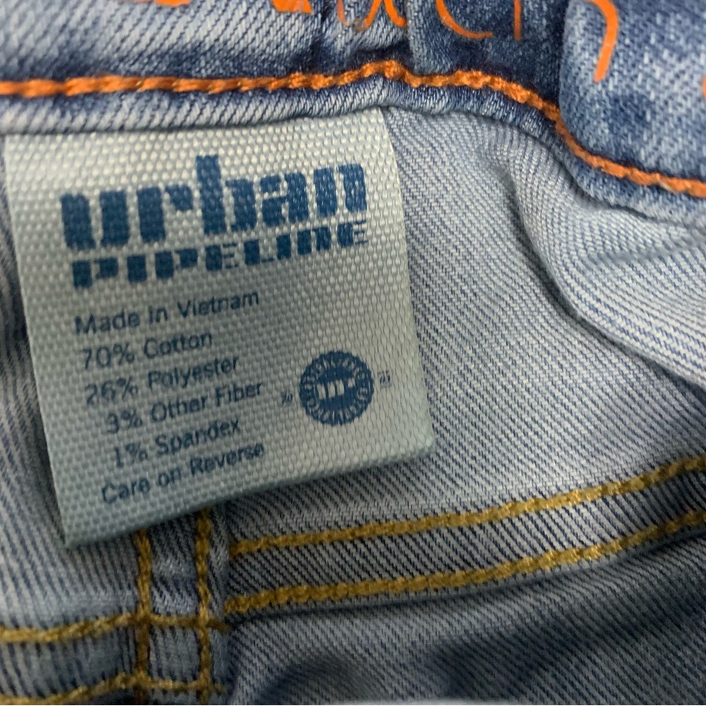 Urban Pipeline Boys Maxwear Straight Fit Blue Jeans size 10 - Picture 6 of 7